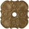 Ekena Millwork Flower Ceiling Medallion (Fits Canopies up to 6 1/4"), 29"OD x 3 5/8"ID x 1 3/8"P, Pale Gold CM29FWPAS - alternate 1